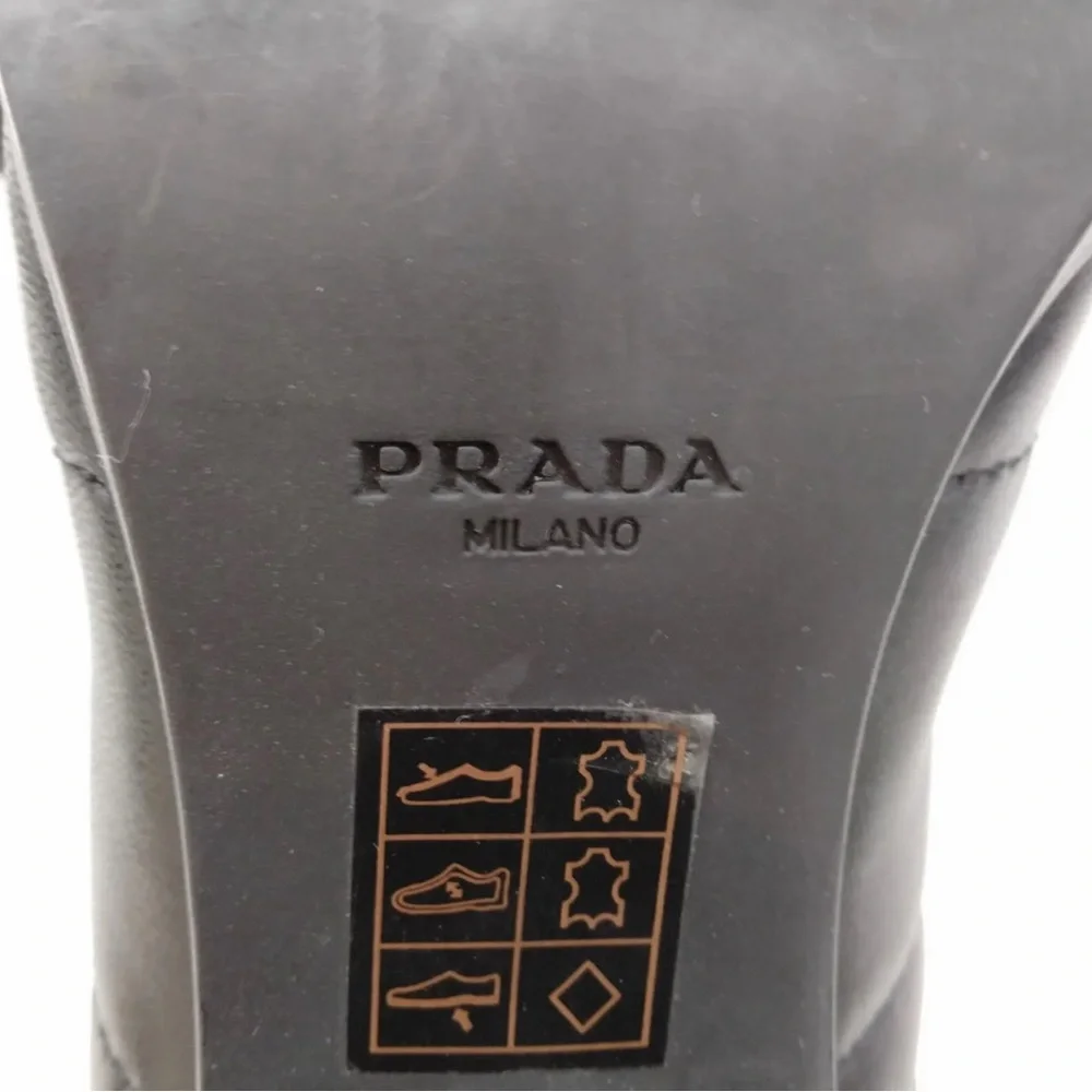 Prada Leather Ankle Boots - Picture 6 of 8